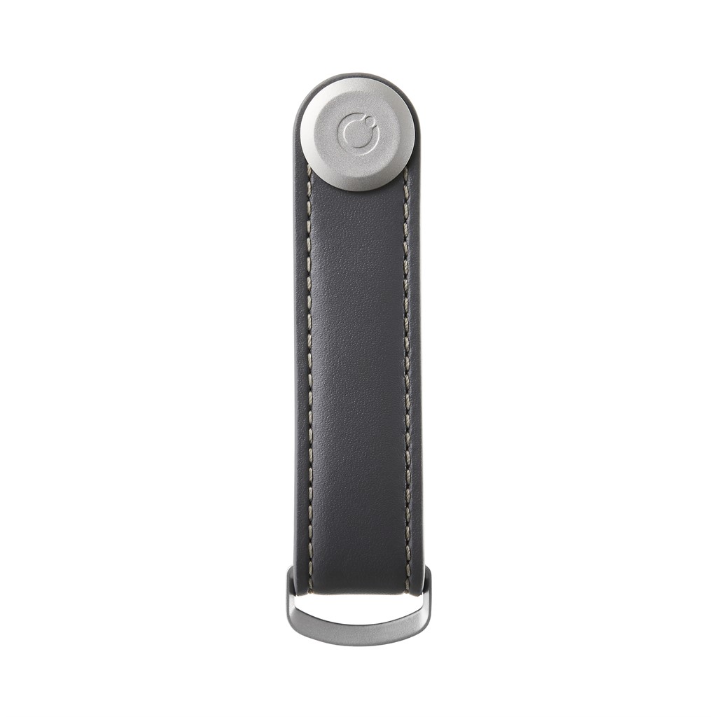 Leather Key Organiser Silver