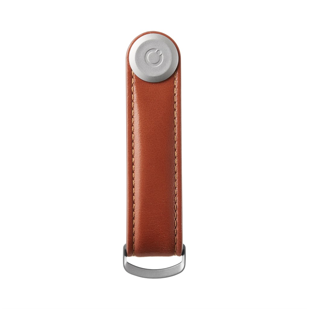 Leather Key Organiser Silver